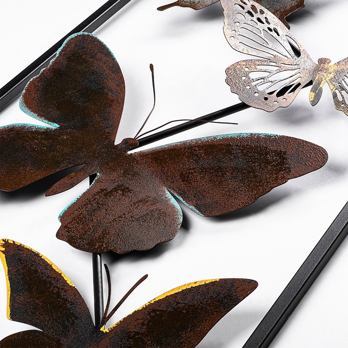 Wallity Tavus 2 Accesorio Decorativo de Pared de Metal Multicolor